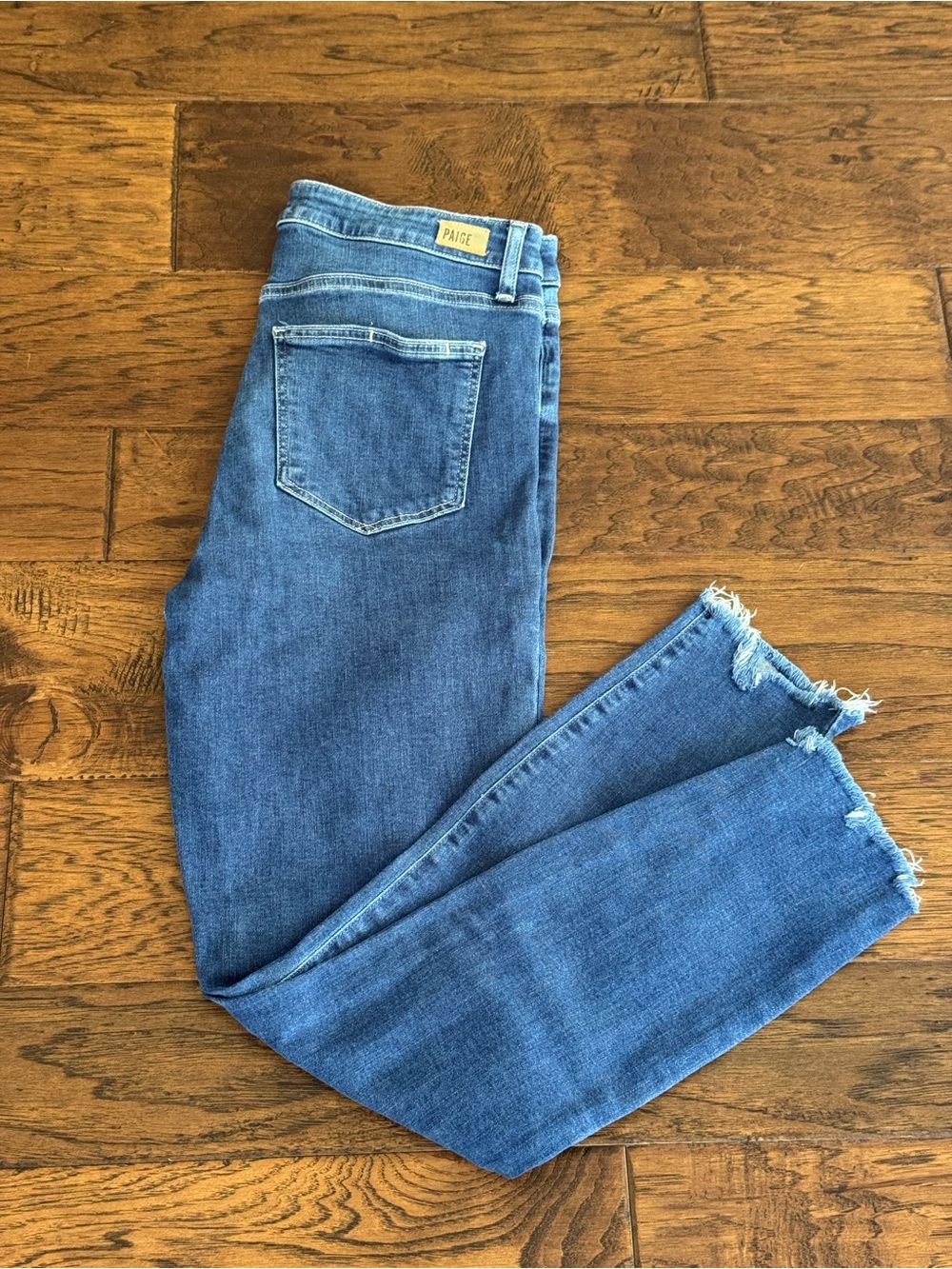 PAIGE Margot Ankle High Rise Jeans Aces WildHem Size 30